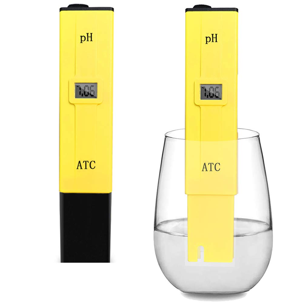 PH Tester, Yeeseok PH Meter Digital Pen for Water 0.01 Resolution