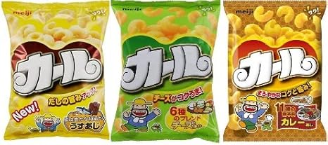 Amazon 明治 カールうすあじ 68g 2袋 チーズあじ 64g 2袋 カレーあじ 66g 2袋 計6袋セット 明治 スナック菓子 通販