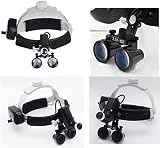 3.5X Dental Magnifier Loupes w/ 5W LED Headlight & Headband for Surgery Jewelry view 3