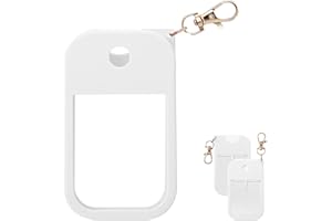 Palksky Hand Sanitizer Spray Case for Touchland,Silicone Case with Keychain for Power Mist and Glow Mist1 fl oz(White),Travel Size