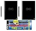 Rocketbook Everlast Reusable Smart Notebook, Letter Size, Black (Pack of 2) with 5 Pilot FriXion Pens