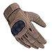 Sport Gloves, ADiPROD Outdoor Gloves Full Finger Biking Cycling Motorcycle Hand Gear Protector Gloves (Brown, X-Large)