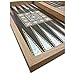 Star The 19'' Silver Backgammon Turkish Premium Board Game Set