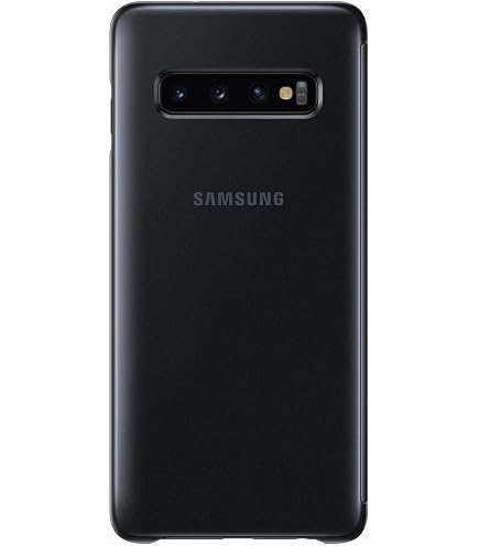 Amazon.com: Samsung Galaxy S10+ S-View Flip Case, Black, Model:EF