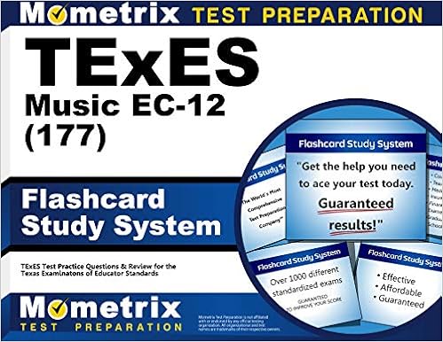 Texes Music Ec 12 177 Flashcard Study System Texes Test Practice Questions Review For The Texas Examinations Of Educator Standards Cards Texes Exam Secrets Test Prep Team 9781610729482 Amazon Com Books