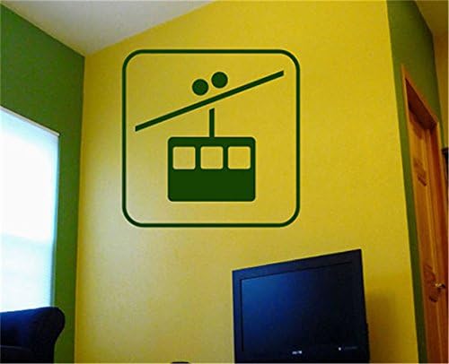 Chairlift or Car Sticker Wall Stickers Peel and Stick Removable Wall Stickers for Kids Nursery Bedroom Living Room
