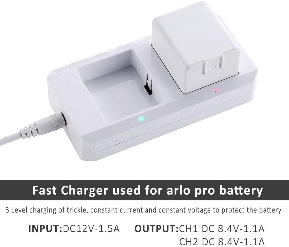 Charging Station for Arlo Charger for Arlo Batteries for Arlo Pro & Arlo Pro 2 & Arlo Go & Arlo Security Light VMA4410 Fireproof Material Adapter Pass FCC & UL Certified : Camera & Photo