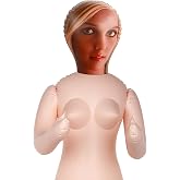 Liliful 59 Inch Blow up Doll Inflatable Life Size Bachelor Party,Angelia | Funny Gag Gift for Women Men, Halloween Decoration Prop, Includes Black Top Red Skirt, Adult Novelty Display Accessory