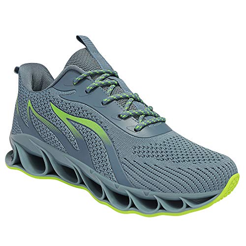 MOSHA BELLE Mens Athletic Walking Shoes Lightweight Tennis Slip On