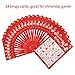 Christmas Bingo Game Holiday Bingo Game for 2-24 Players Chrismtas Party Supplies