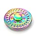 5 minutes Colorful Spinner Fidget Spinner Metal Material EDC Hand Finger Spinner for High Speed Relieving ADHD, OCD, Anxiety (Rainbow)