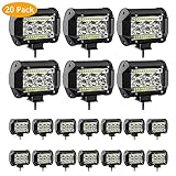 20PCS 78W LED Pods Light Bar,Spot LED Light Bar 4