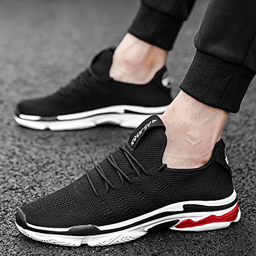 image for STEELEMENT. Men's Walking Shoes Flyknit Running Shoes Casual Athletic 