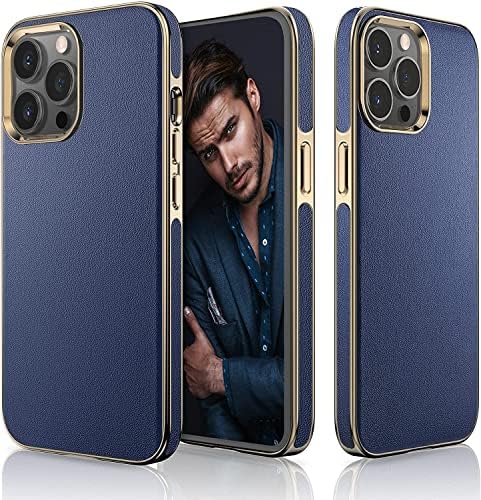 Suncase Custodia In Pelle Originale Per IPhone 13 Pro (6,1'') | Ultra Sottile Con Linguetta Di Estrazione, Colore Caffè Anticato, Fatta A Mano In Europa - 4