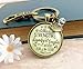 Faith Keychain She is Clothed with Strength Dignity Bible Verse Jewelry for Women Key Ring - Handmade Glass Proverbs 31 Pendant Bronze Crown Charm Packaged with Inspirational Message Card & Gift Box