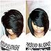 Soaring Black Straight Wig - Glamorous Women Bob Hair Style Cosplay Party Full Wigs with Free Wig Cap (Black) 8764-s