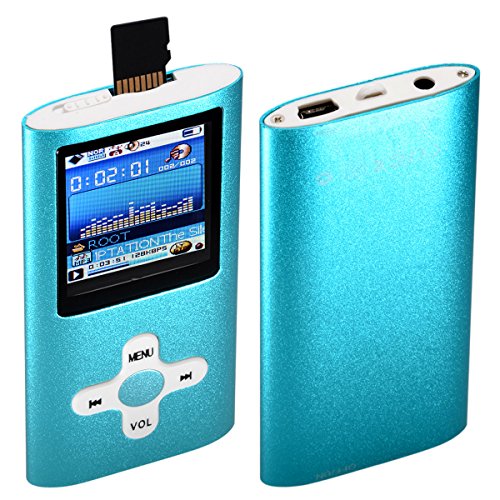 VicTal MP3 MP4Player with 16GBMicro SD Card Blue 11street