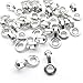 Stainless Steel Loop Connectors for #10 Ball Chain, Heavy Duty (25 Pieces)