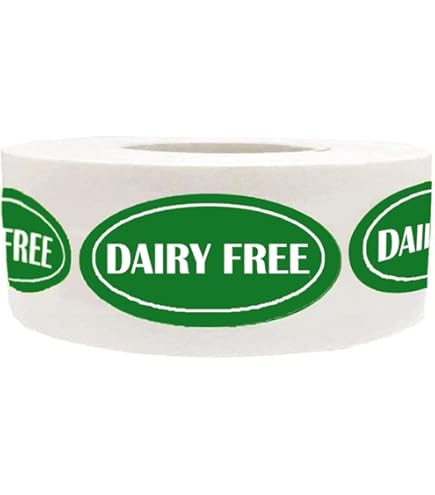 Vegan Food Rotation Labels - 1.5 Inch Round Dot Stickers, 500 Per Roll, Semi-Gloss