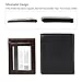 Men's RFID Blocking Slim Credit Card Holder Minimalist Leather Bifold Front Pocket Wallet, Dark Brown
