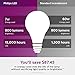 Philips LED Classic Glass Non-Dimmable A19 Light Bulb: 800-Lumen, 5000-Kelvin, 7-Watt (60-Watt Equivalent), E26 Base, Daylight, Frosted, 16-Pack