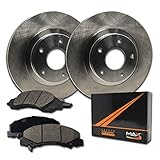 Max Brakes Front Premium Brake Kit [ OE Series Rotors + Ceramic Pads ] KT011641 Fits: 2004-2008 Ford F150 | 2006-2008 Lincoln Mark LT (4WD)