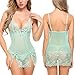 Avidlove Women Lace Lingerie Babydoll Chemise Nightwear Dress Sleepwear Split Hem Pajamas