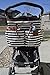 Diaper Bag for Stylish Moms, Black/White, Premium Cotton Canvas Tote Bag, 13 pockets Including Insulated Bottle Holders, by MommyDaddy&Me, Black/White