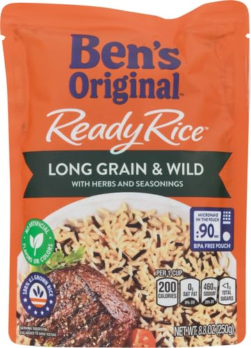 BEN’S ORIGINAL READY RICE POUCH LONG GRAIN & WILD RICE, 8.8 OZ.