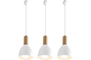 Kiven H Type Track Lamp Mini Pendant Lighting,Aluminum Hanging Light for Kitchen Island Living Room Bedroom Home Lighting Fixture,3-Light