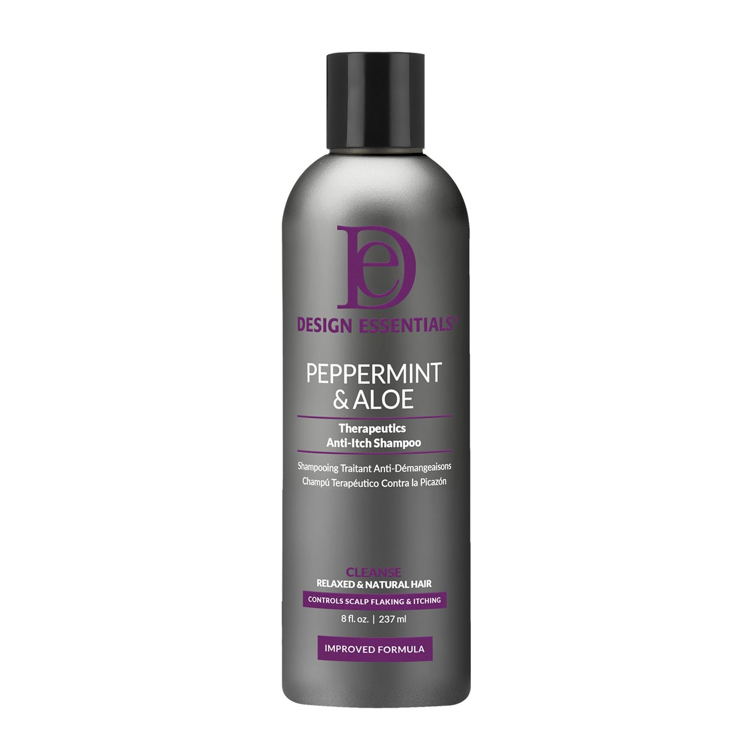 Design Essentials Peppermint & Aloe Therapeutics Anti-Itch Shampoo 240ml