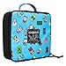 JINX Minecraft Bobble Mobs Insulated Kids School Lunch Box, Blue, 8.5