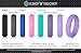 Knot Theory Silicone Wedding Ring for Men and Women, Size 8~8.5 (6mm Bandwidth), Black Bevel Design