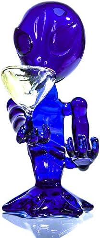 2017 Newest 17 Inches Handmade Glass Art Making item,2 color(Blue &amp; Green) (Blue)