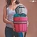 Stitch Happy Knitting Bag (Fuchsia): 7 Pocket Yarn Bag, Crochet Bag, Yarn Storage, Crochet Storage