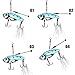 Sougayilang Spinner Spoon Blade Swimbait Freshwater Saltwater Fishing Tackle Lures and Baits-4pcs