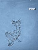 Notebook: Bimumonji's Whale Lined Notebook - Large (8.5 x 11 inches) - 110 Pages (notebooks and journals 8.5 x 11, notebooks college ruled, notebooks ... to write in) (Whale Notebooks) (Volume 3) by
