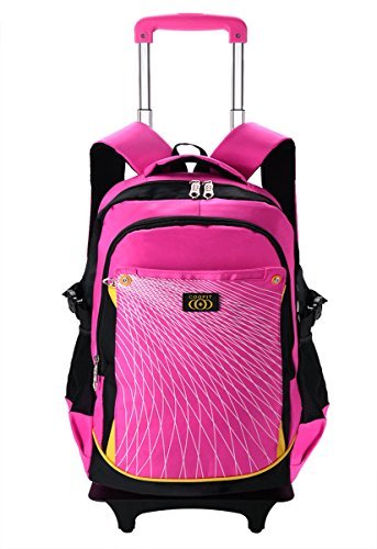 Coofit rolling backpack for girls kids school backpack …