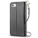 J&D Case Compatible for iPhone SE 2020/8 / 7 Case, Wallet Stand Slim Fit Heavy Duty Protective Shock Resistant Flip Cover Wallet Case Compatible for iPhone SE 2020 Wallet Case Black