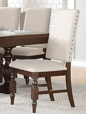 County Cottage Dark Brown Dining Furniture (2 Chairs)