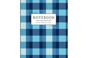Low Vision Notebook: A Low Vision Aid for Visually Impaired People Who Love Bold Lines & Wide-Ruled Pages