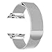 Bandx Milanese Loop Band for Apple Watch 38mm 42mm,Stainless Steel Mesh Band with Magnetic Closure for iWatch Series 3 Series 2 Series 1 (Silver 42mm)