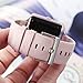 For Fitbit Blaze Bands, bayite Accessory Leather Wristband for Fitbit Blaze Smart Watch, Small, Light Pink with Frame