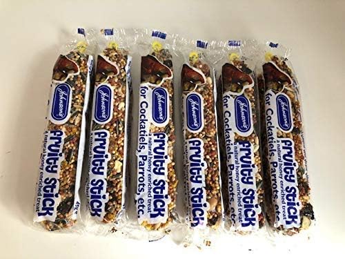Cockatiel Fruity Sticks 45g (Pack of 6), 45 g (Pack of 6)