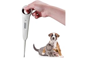 aurynns Pet Dog Thermometer Horse Anus Thermometer Fast Digital Veterinary Thermometer for Dogs, Cats,Pig,Sheep(℉