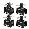 4X AGPTEK fietsschijfremblokken, high performance remblokken Schijfremblokken & veer (hars) voor mountainbike…