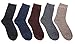 QingStart Men Super Thick Wool Crew Casual Winter Socks 5-Pack