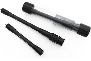 Perogen Archery Bow Stabilizer for Compound Bow Hunting 3K High Modulus Carbon Including dampers, Light Weighted, 8",10",12" in