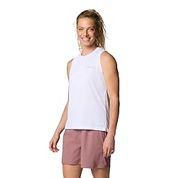 Columbia Women's BlueVista Hill Tank, White, Medium