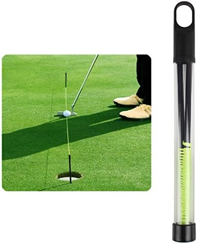 Andux Golf Training Aid Golf Putting String with Pegs Golf Putting Guide Line LXXLQ-01